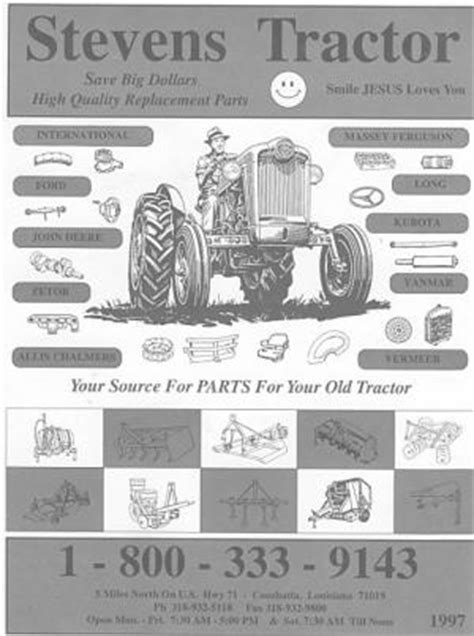 steven tractor parts|stevens tractor parts online.